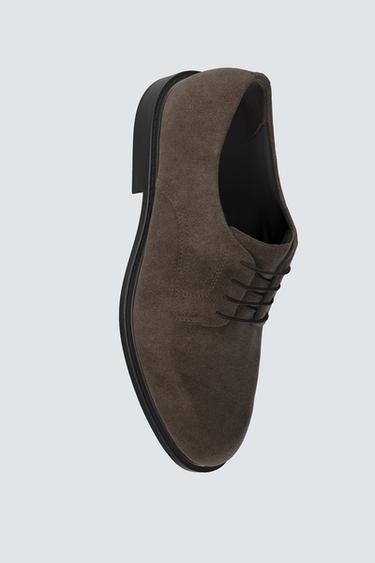 LEATHER SMART SHOES - Brown by Zara - Image 3
