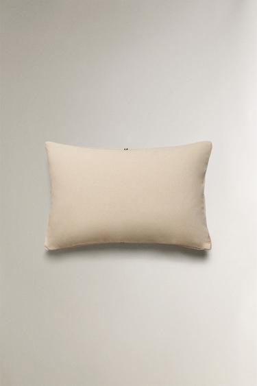 DOUBLE LINE CUSHION COVER - Green by Zara - Image 2