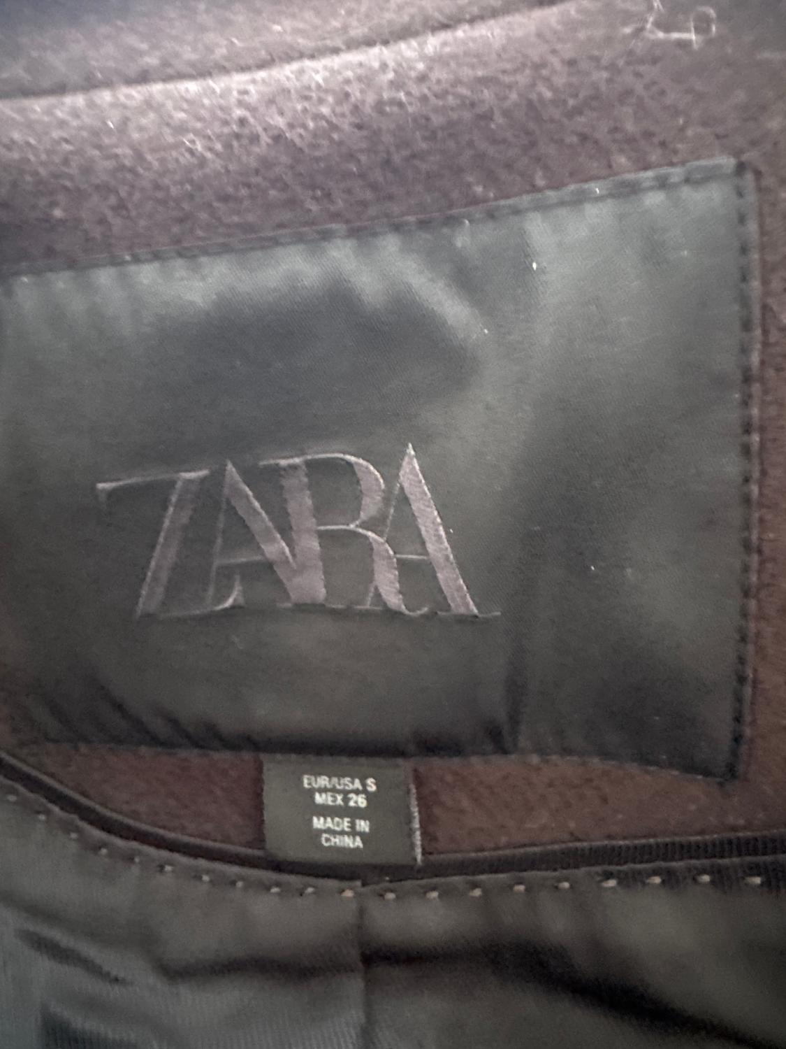 ZW COLLECTION OVERSIZE DOUBLE-BREASTED COAT WITH WOOL - Image 4