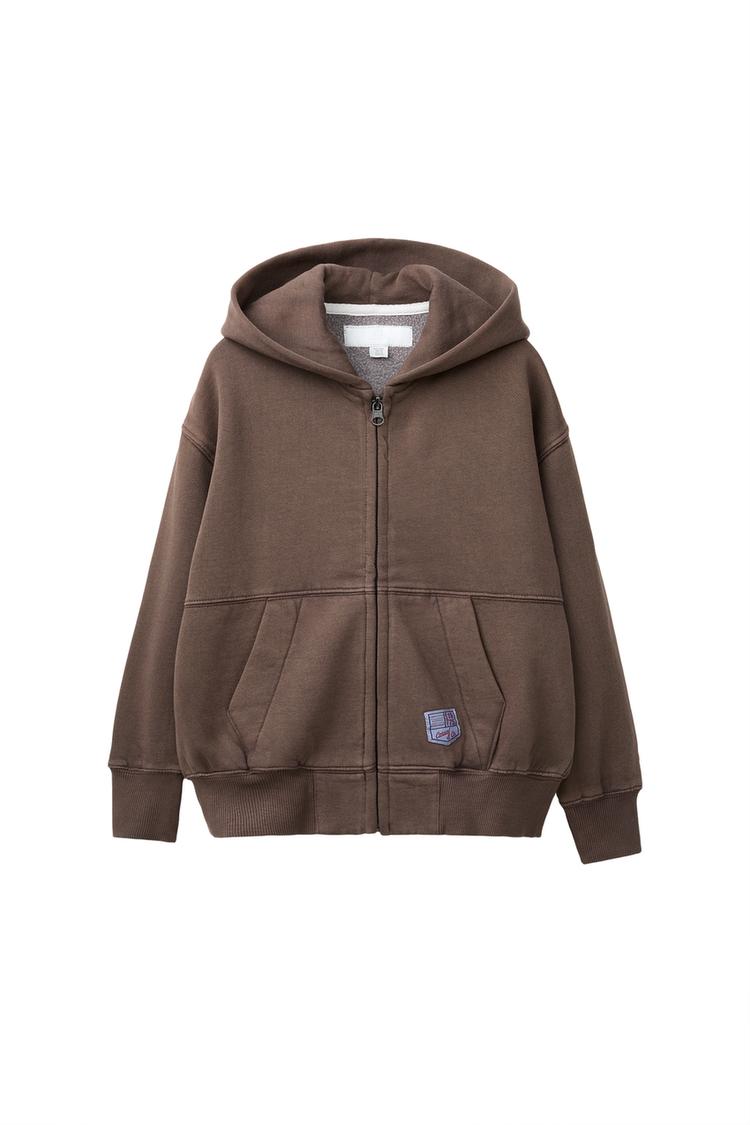 SUDADERA CREMALLERA ETIQUETA