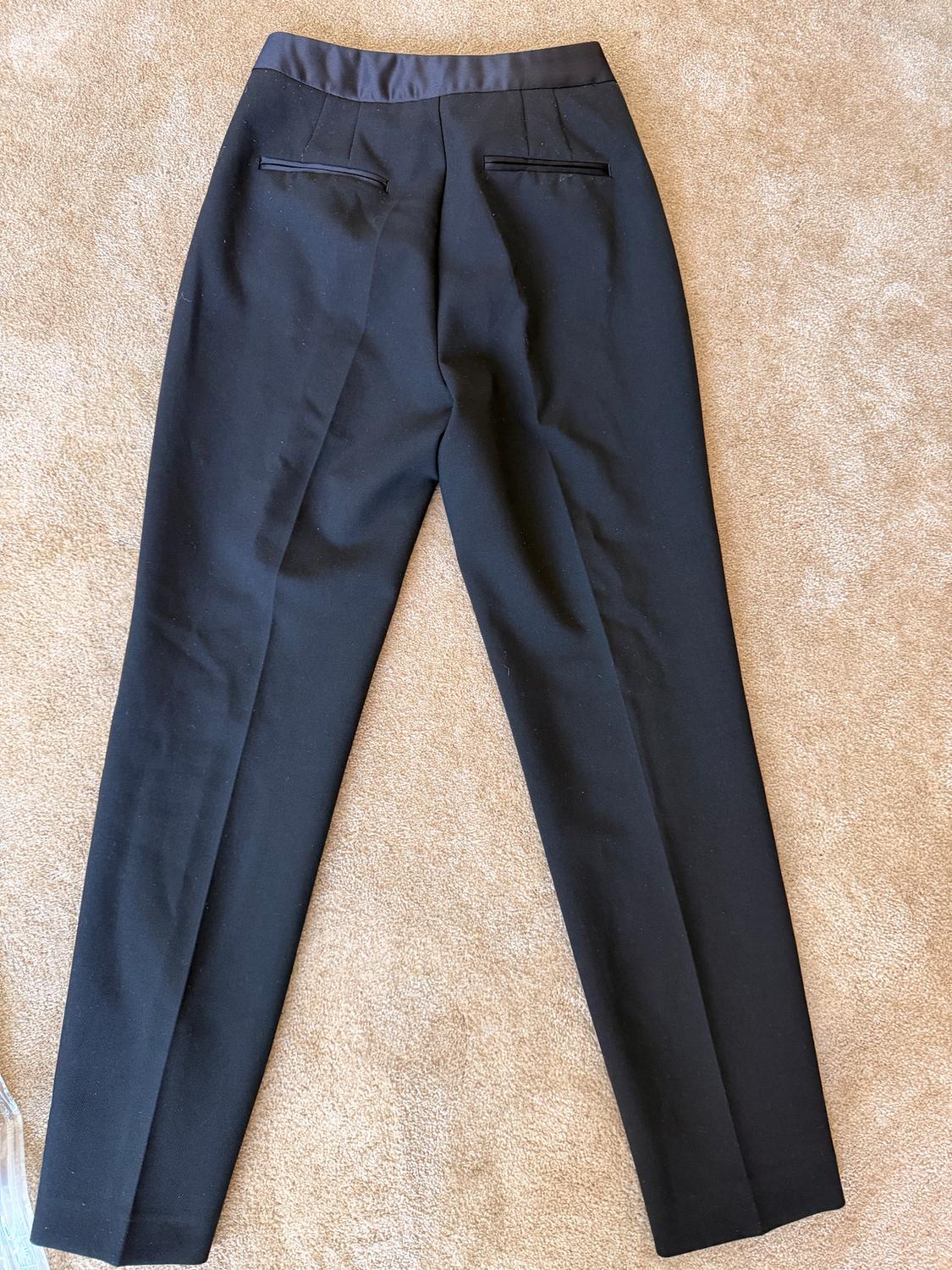 TUXEDO TROUSERS WITH SIDE TRIM DETAIL - Image 2