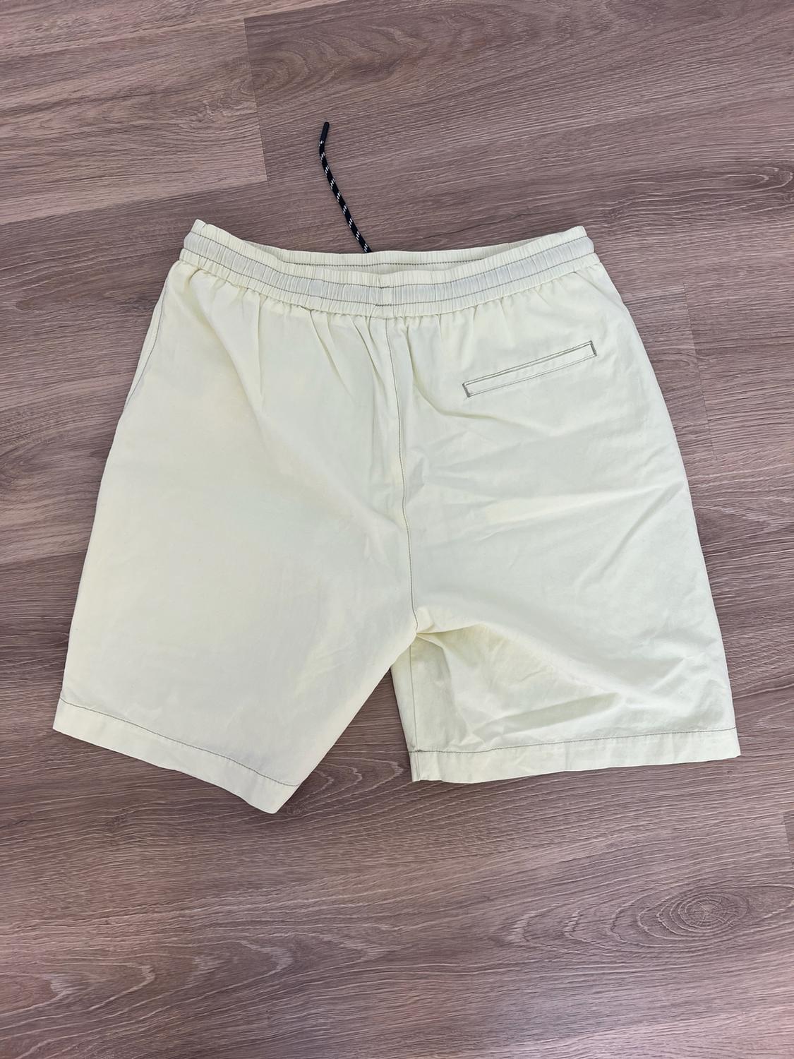 LINEN BLEND BERMUDA SHORTS WITH TOPSTITCHING - Image 2