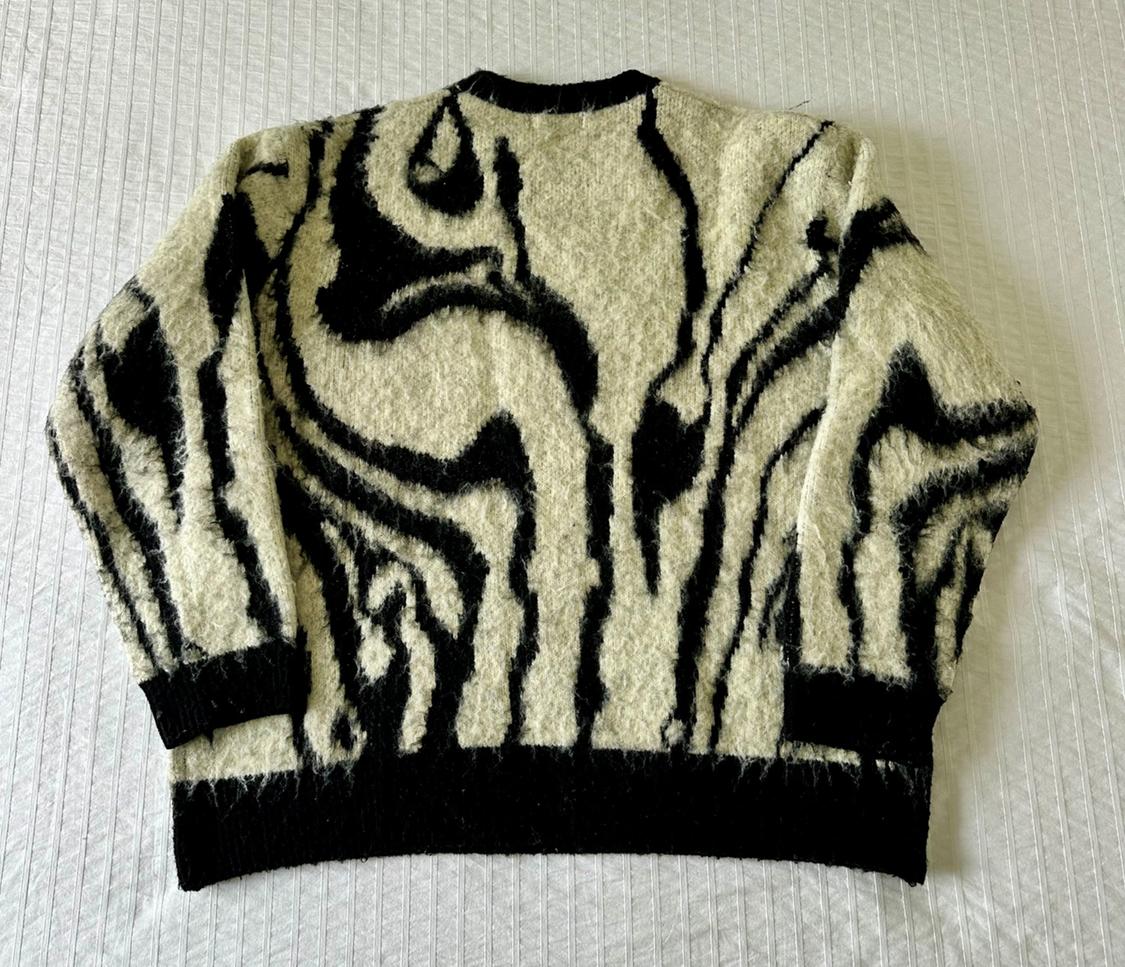 ZARA JACQUARD ABSTRACT SWEATER - Image 2