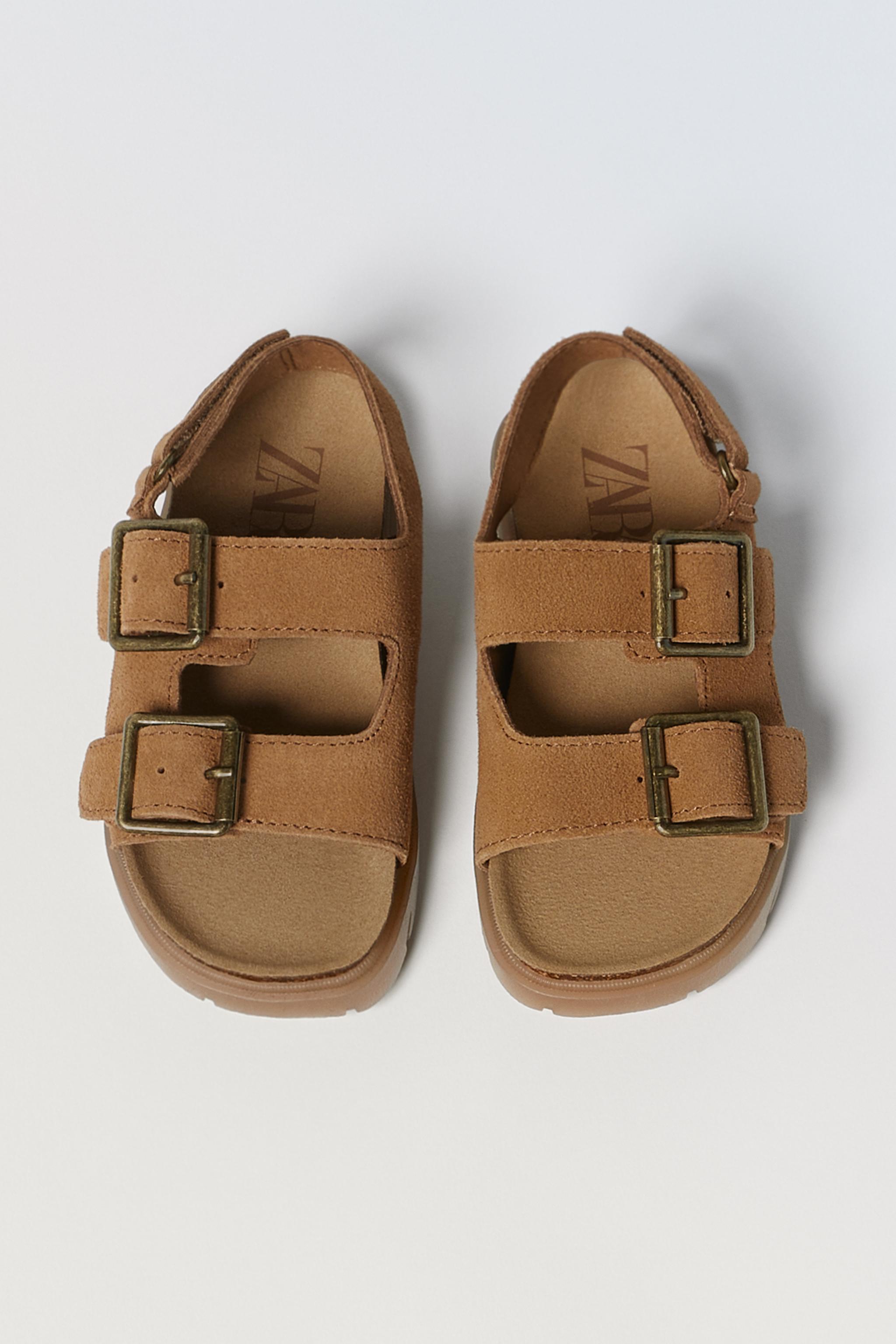 Zara tan hot sale sandals