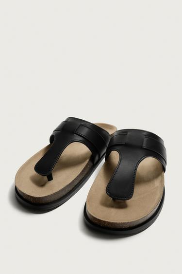 SANDALES À BRIDE - Noir de Zara - Image 4