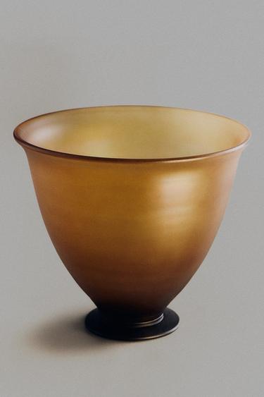 IRIDESCENT GLASS COUPE I COLIN KING - Caramel by Zara