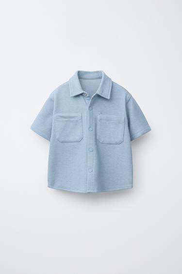 COMFORT SHIRT - Blue by Zara