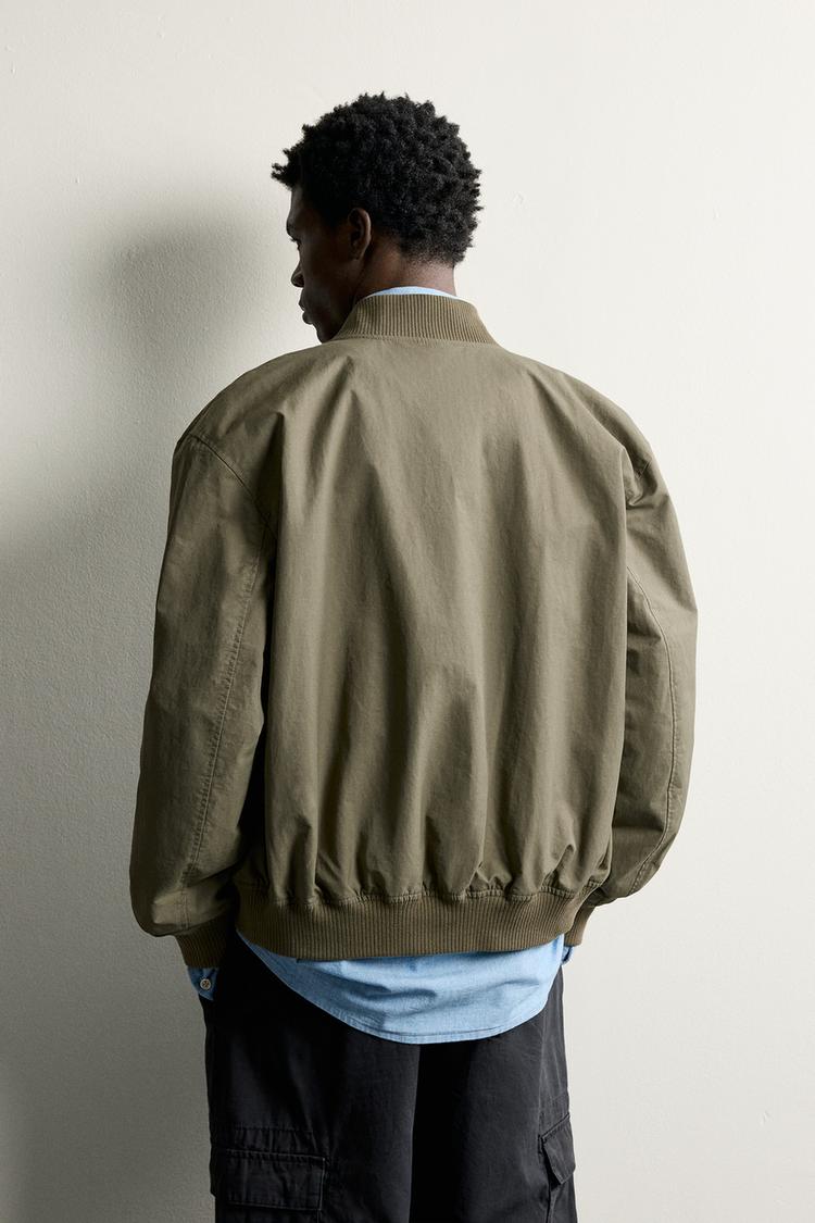 Chaqueta bomber de corte regular 3