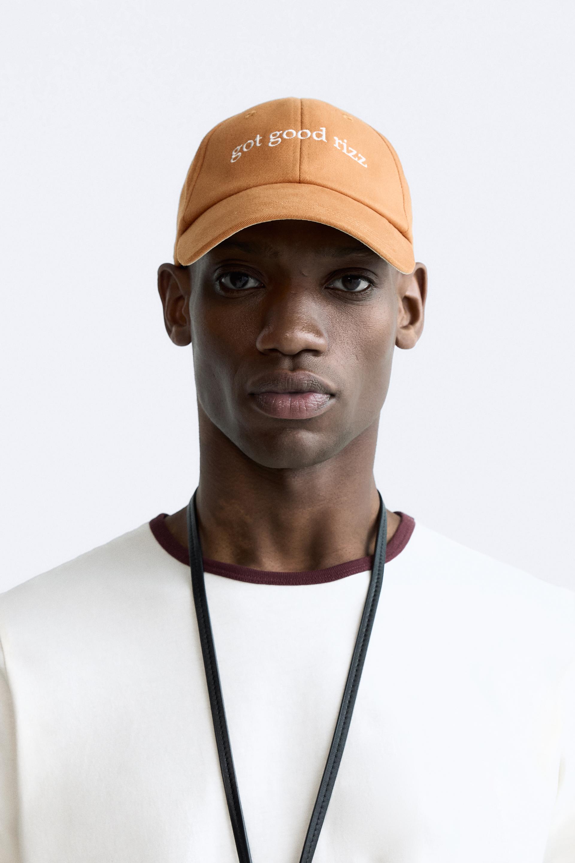 EMBROIDERED CAP - Orange | ZARA Turkey