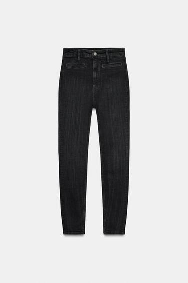 JEAN ZW COLLECTION SKINNY TAILLE HAUTE - Noir de Zara - Image 4