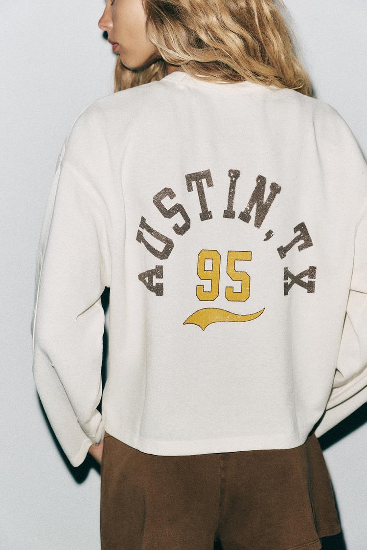 TEXT SWEATSHIRT