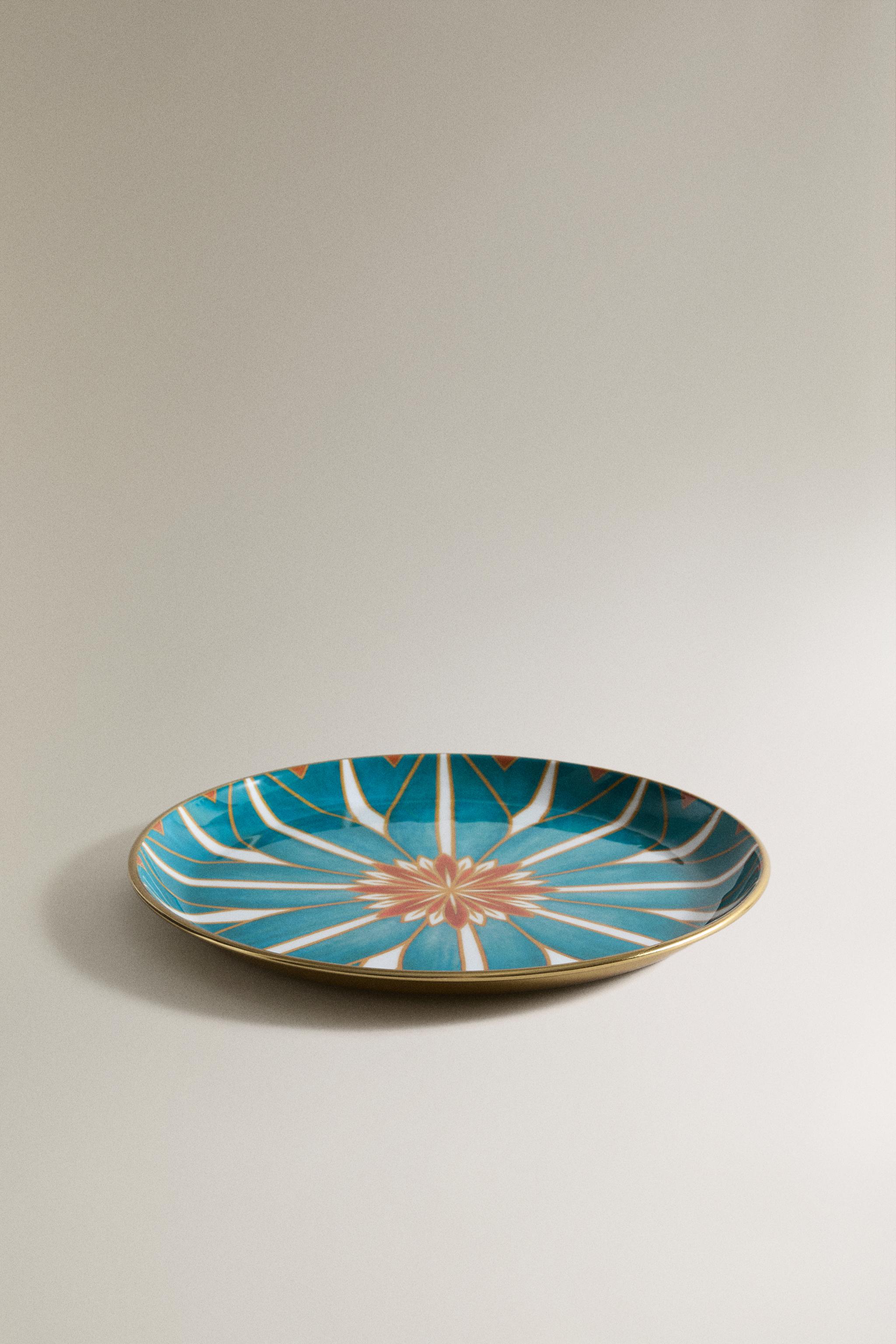 DECORATIVE TURQUOISE TRAY | MARISA BERENSON — Turquoise