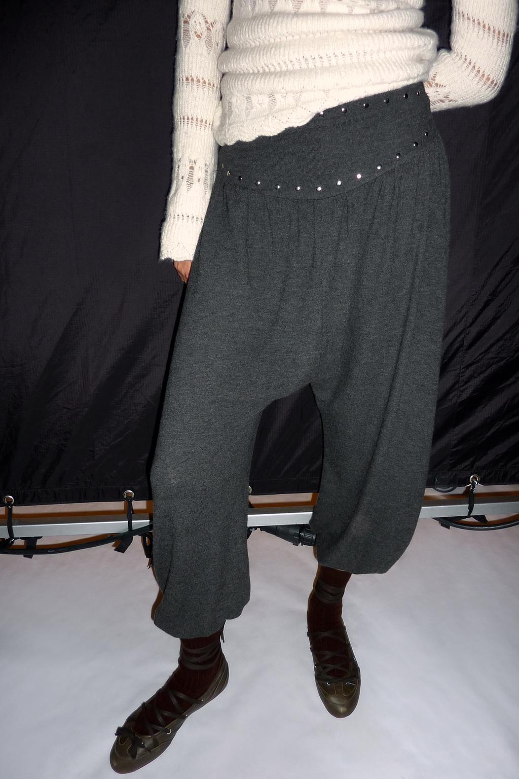 STUDDED SAROUEL TROUSERS