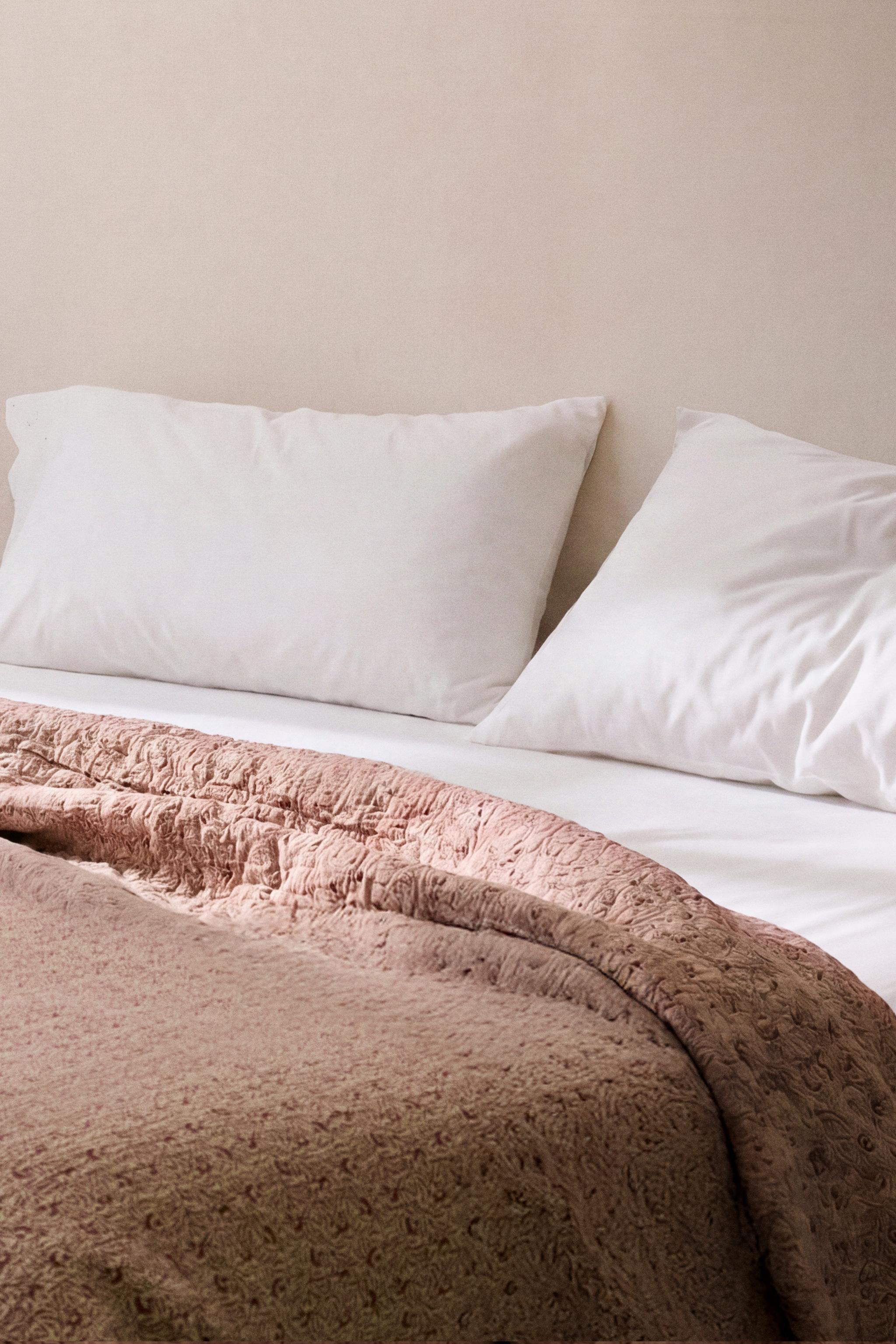 LINEN COTTON BRANCHES BEDSPREAD