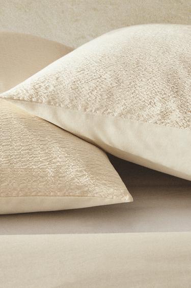 TEXTURED PILLOWCASE - Ecru by Zara - Image 7