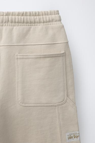 SHORT CARPENTER - Écru de Zara - Image 3