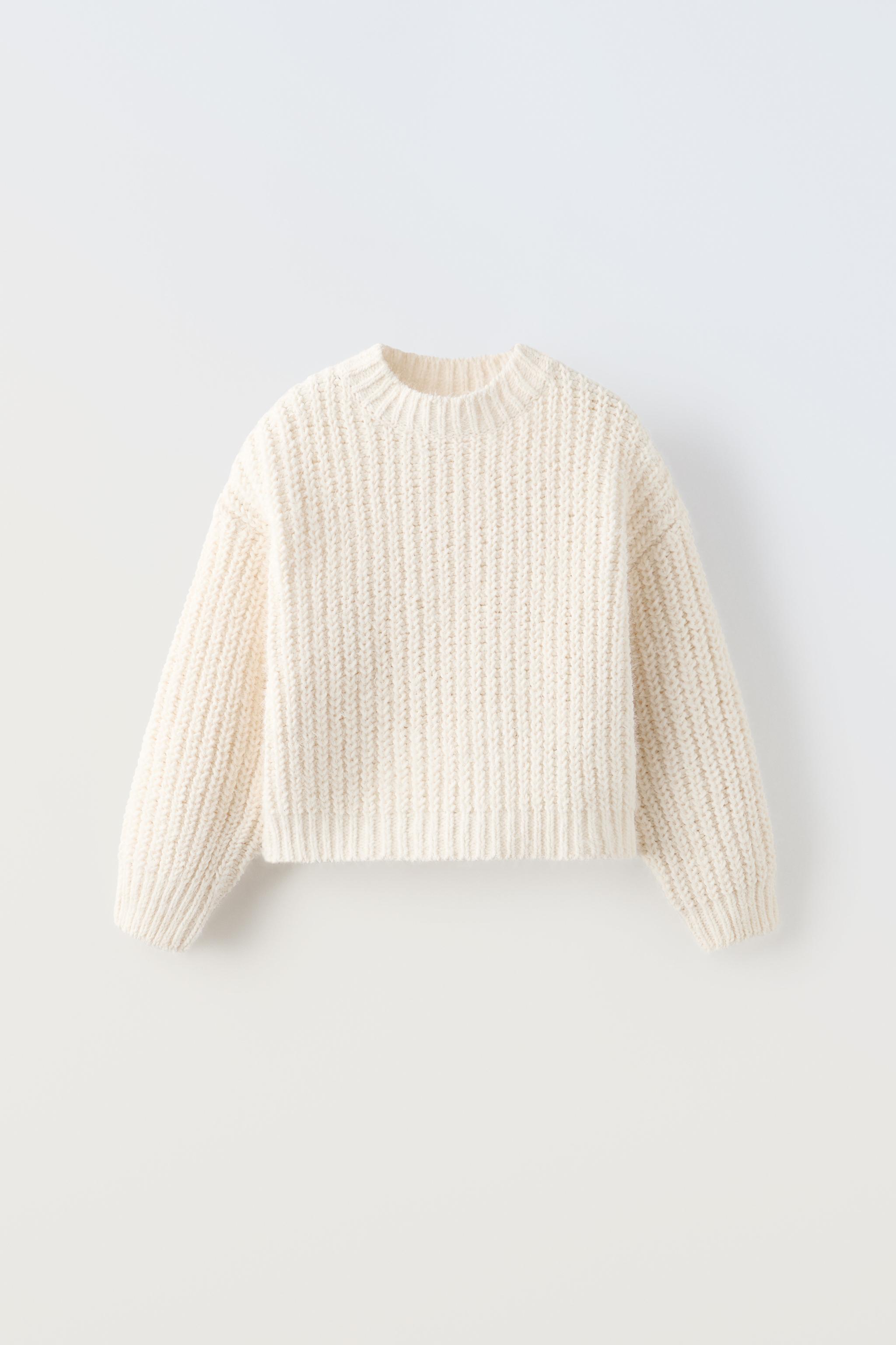 Zara cable best sale knit jumper