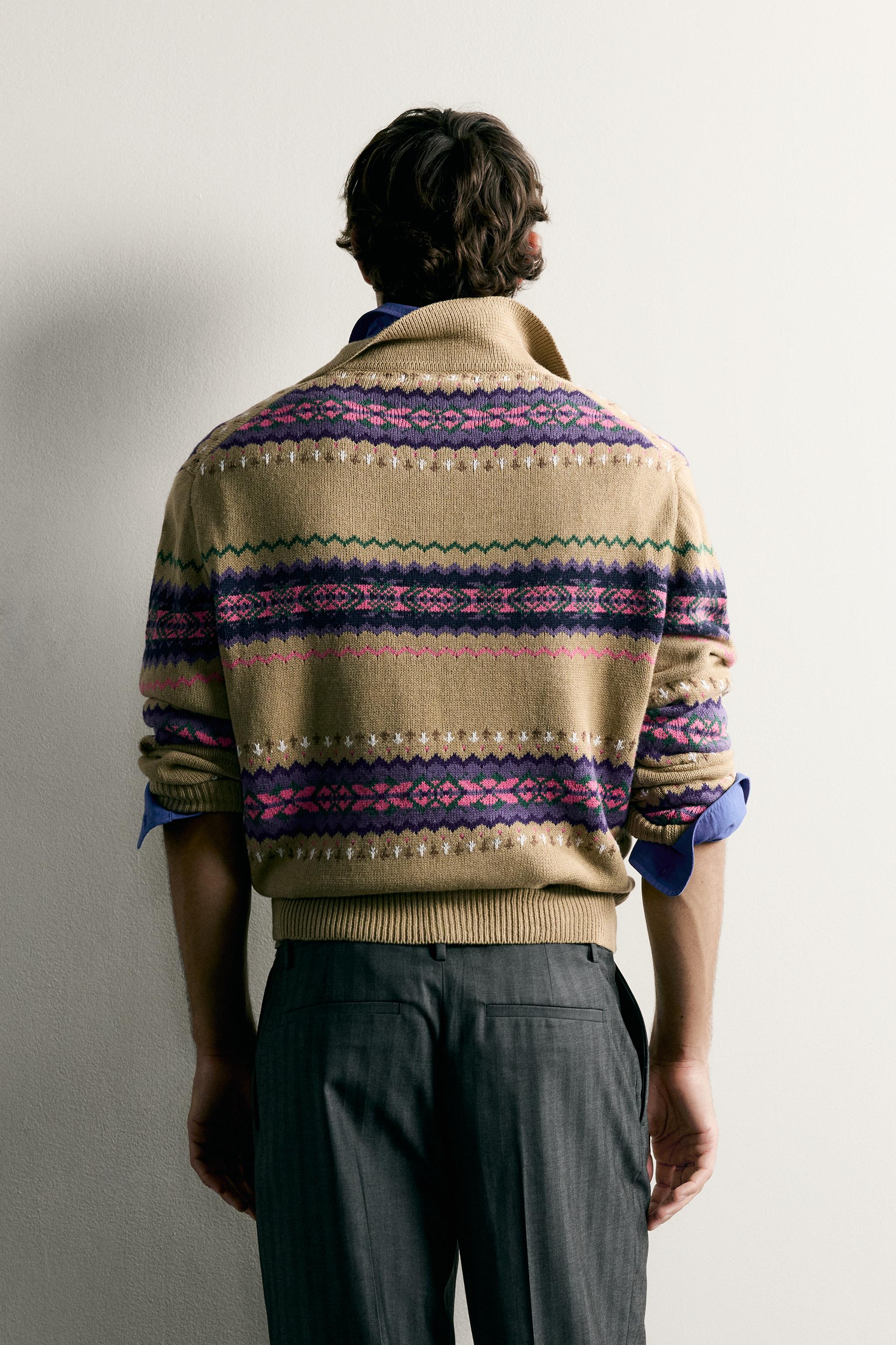 COTTON-LINEN KNIT POLO