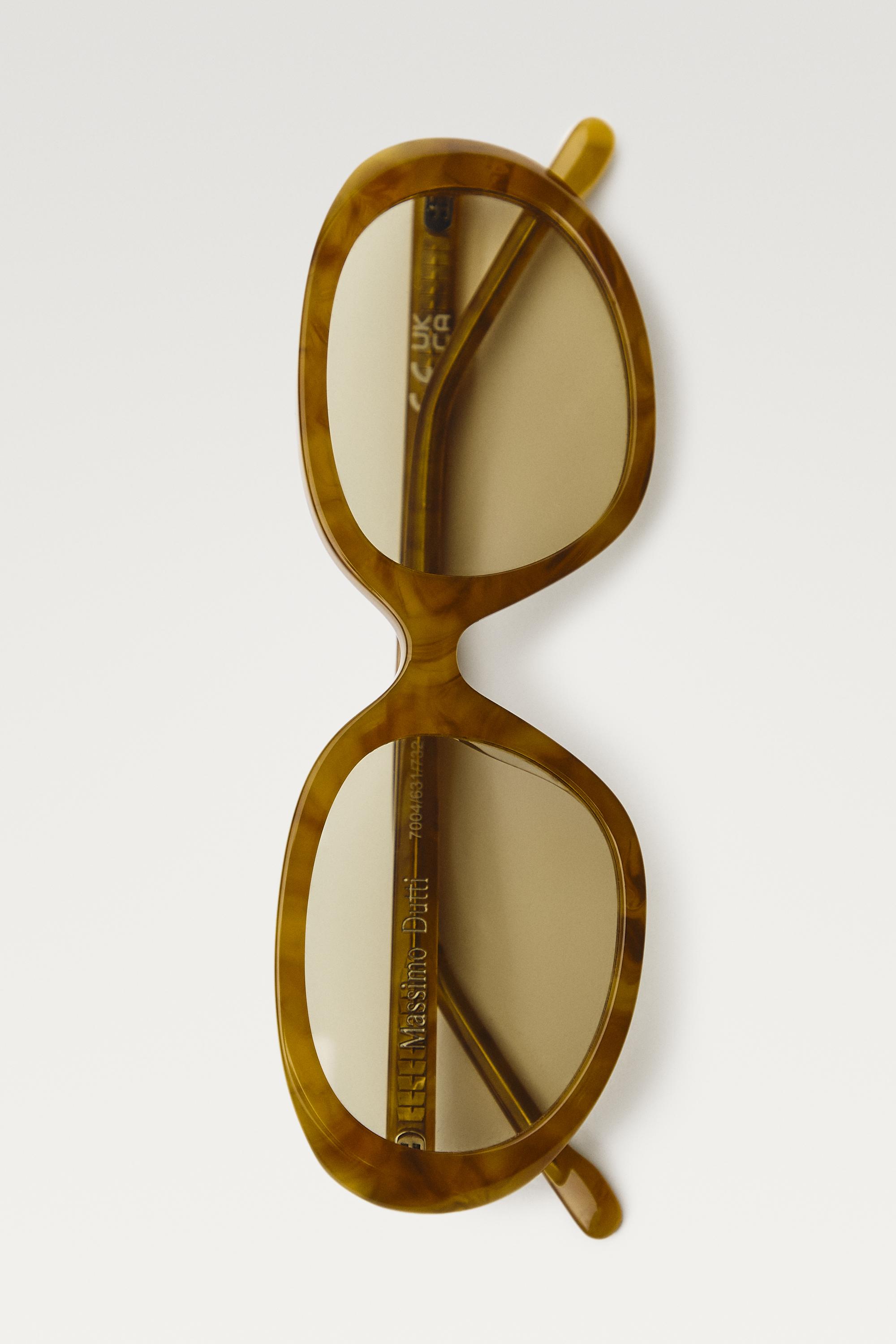 Oval sunglasses — Caramel