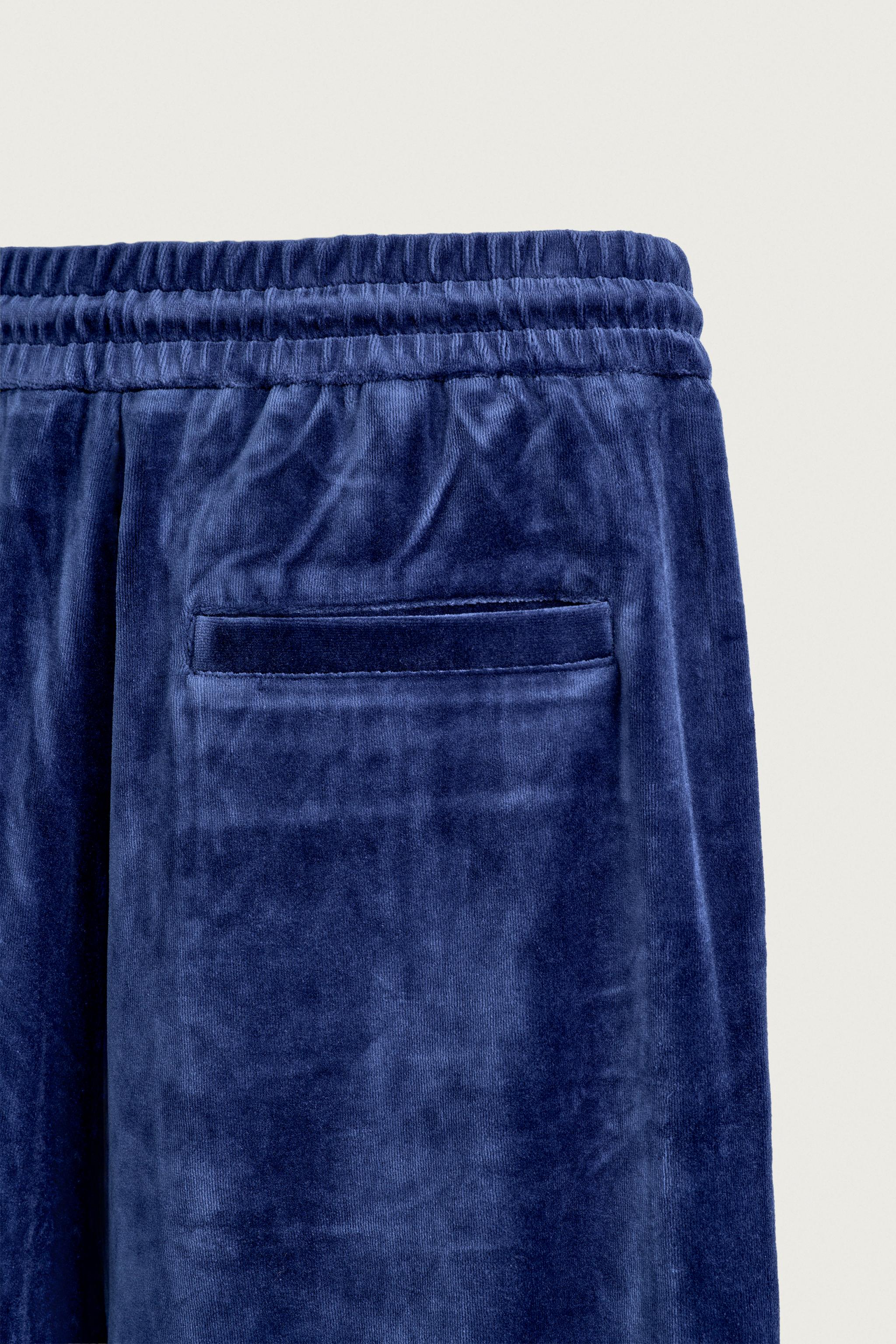 PANTALON JOGGING RÉTRO VELOURS