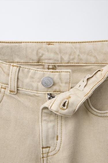 STRAIGHT-FIT-JEANS - Cremefarben von Zara