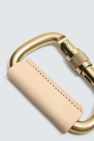 LEATHER DETAIL LOBSTER CLASP AARON LEVINE X ZARA - Golden by Zara - Image 1