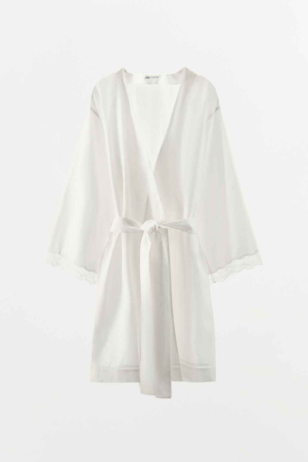 Thumbnail image for LACE LADDER STITCH DRESSING GOWN