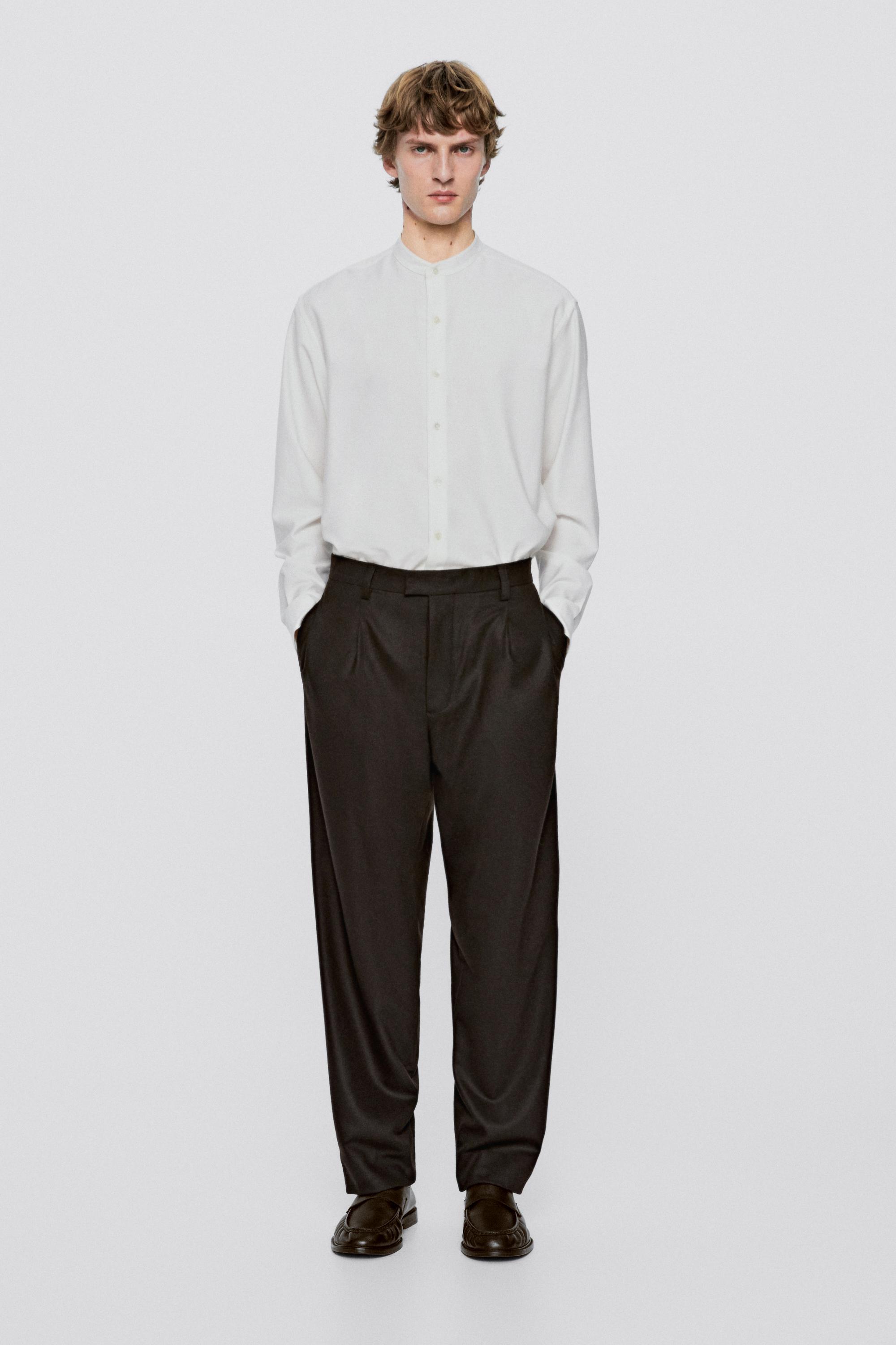 Regular fit stand collar shirt - LIMITED EDITION