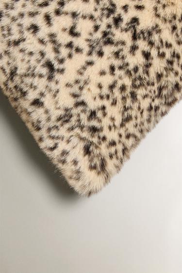 ANIMAL PRINT CUSHION COVER - Cream by Zara - Image 1