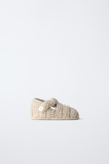 Zara SANDAL-STYLE BOOTIES - Off White - Image 0