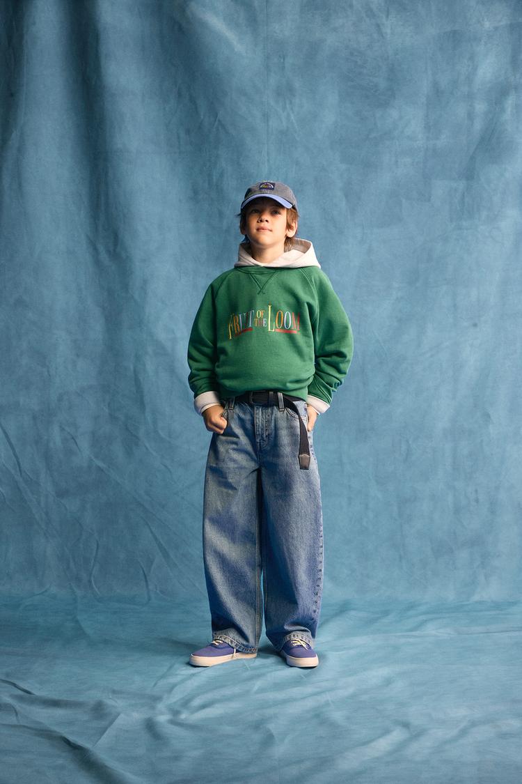 Sudadera bordado fruit of the loom