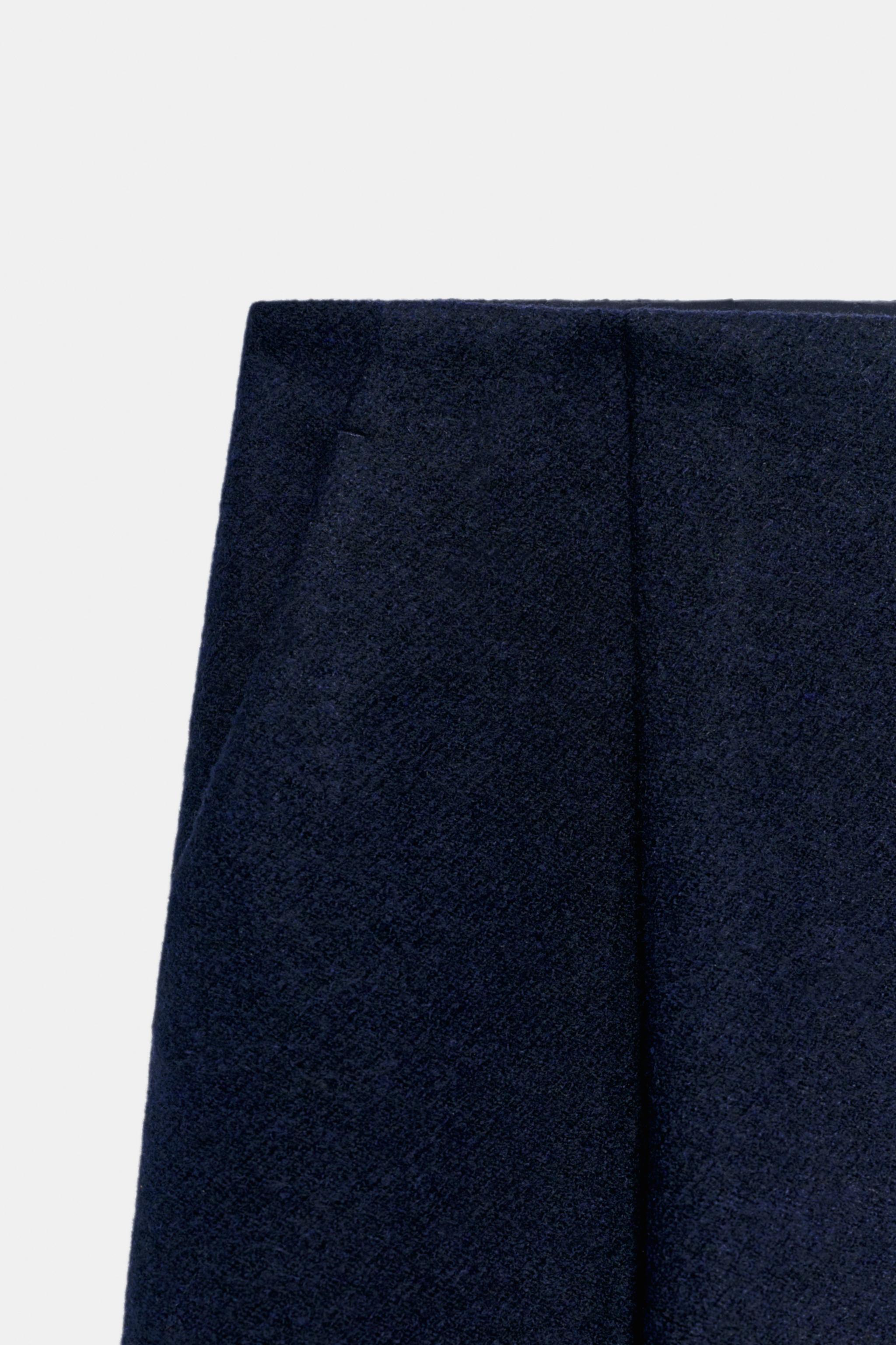 SHORT EN DRAP DE LAINE