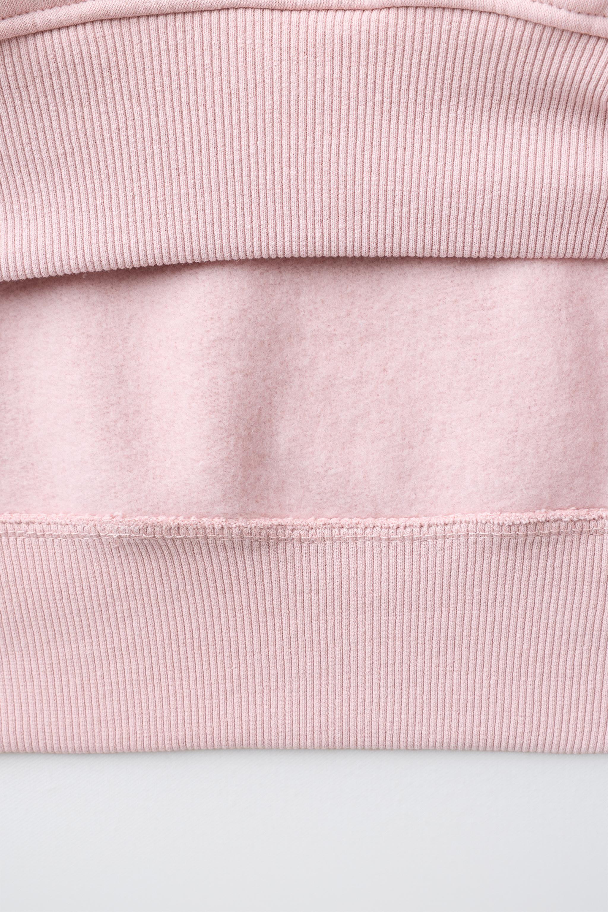 ダックスフンドプリント スウェットシャツ - ピンク | ZARA Japan / 日本