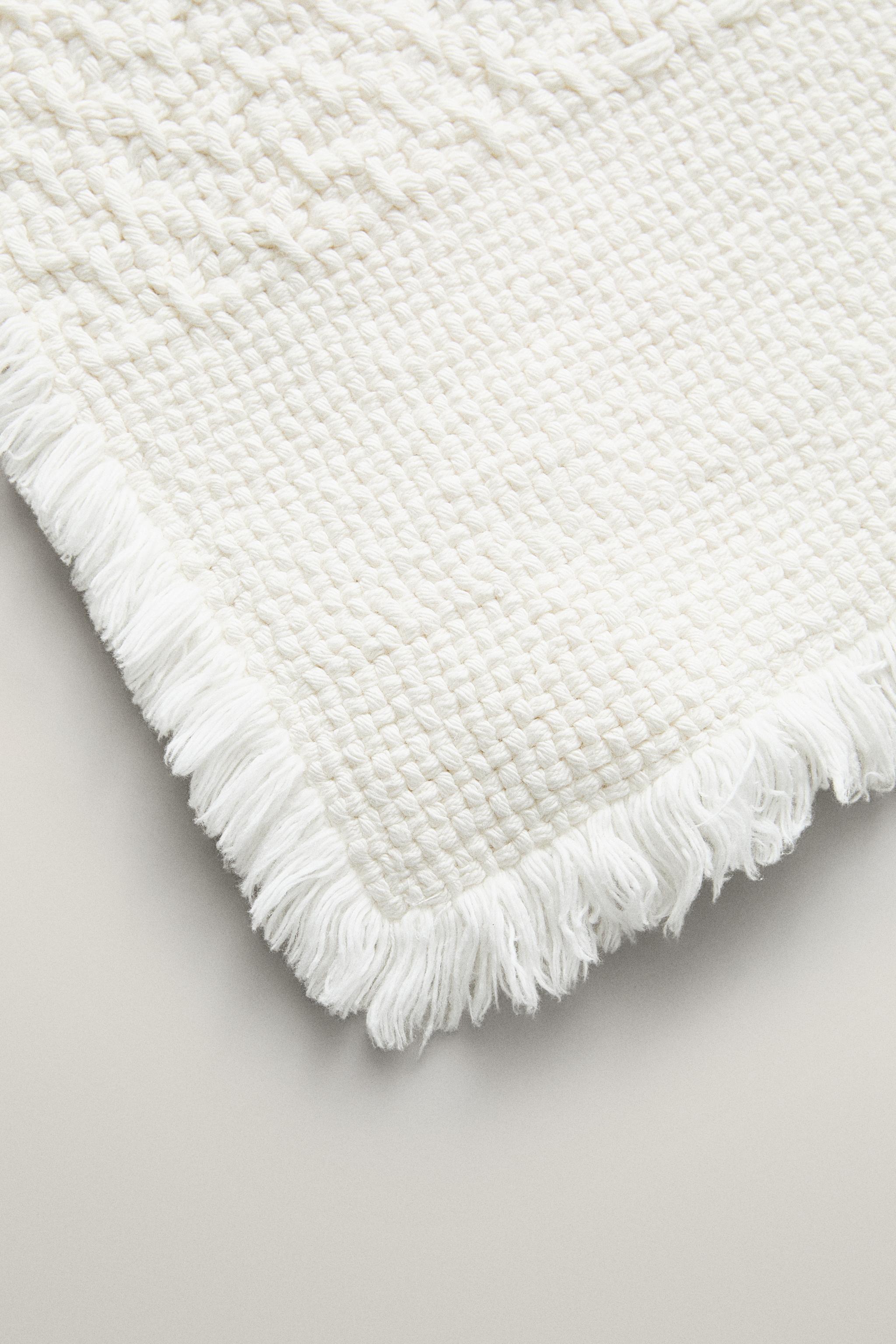 RAW-EDGE BATH MAT
