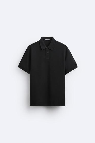 POLO ESTRUCTURA - Negro de Zara