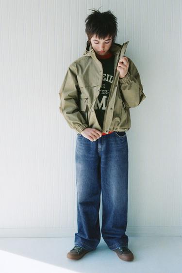 SHORT PARKA WITH POCKETS - Khaki by Zara