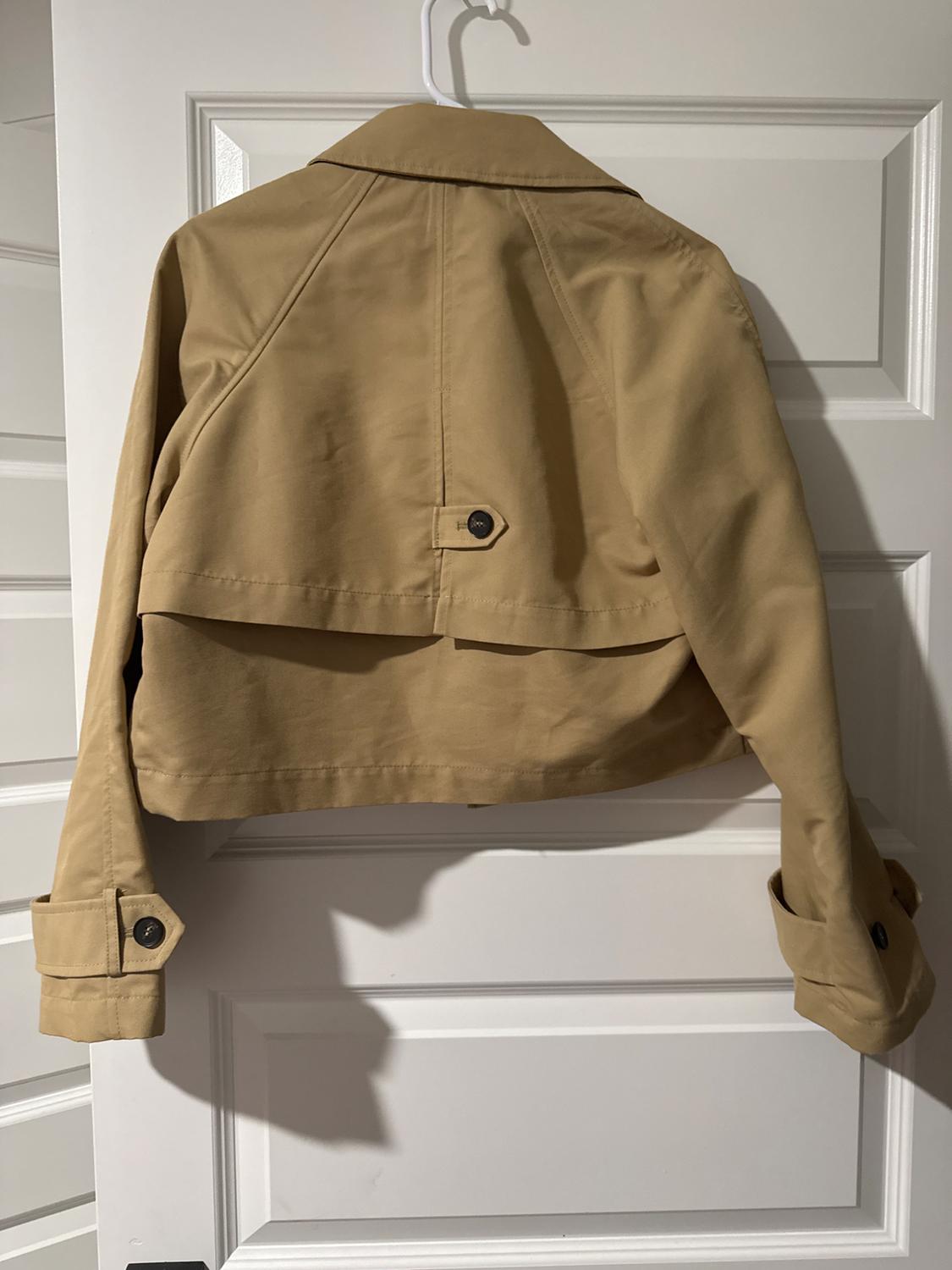 CROP TRENCH JACKET - Image 3