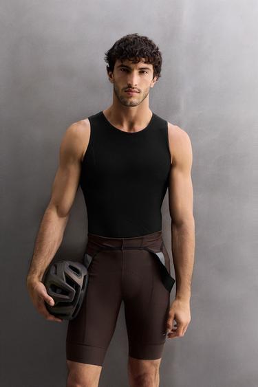 Zara O GRAN CAMIÑO CYCLING TANK TOP - Black