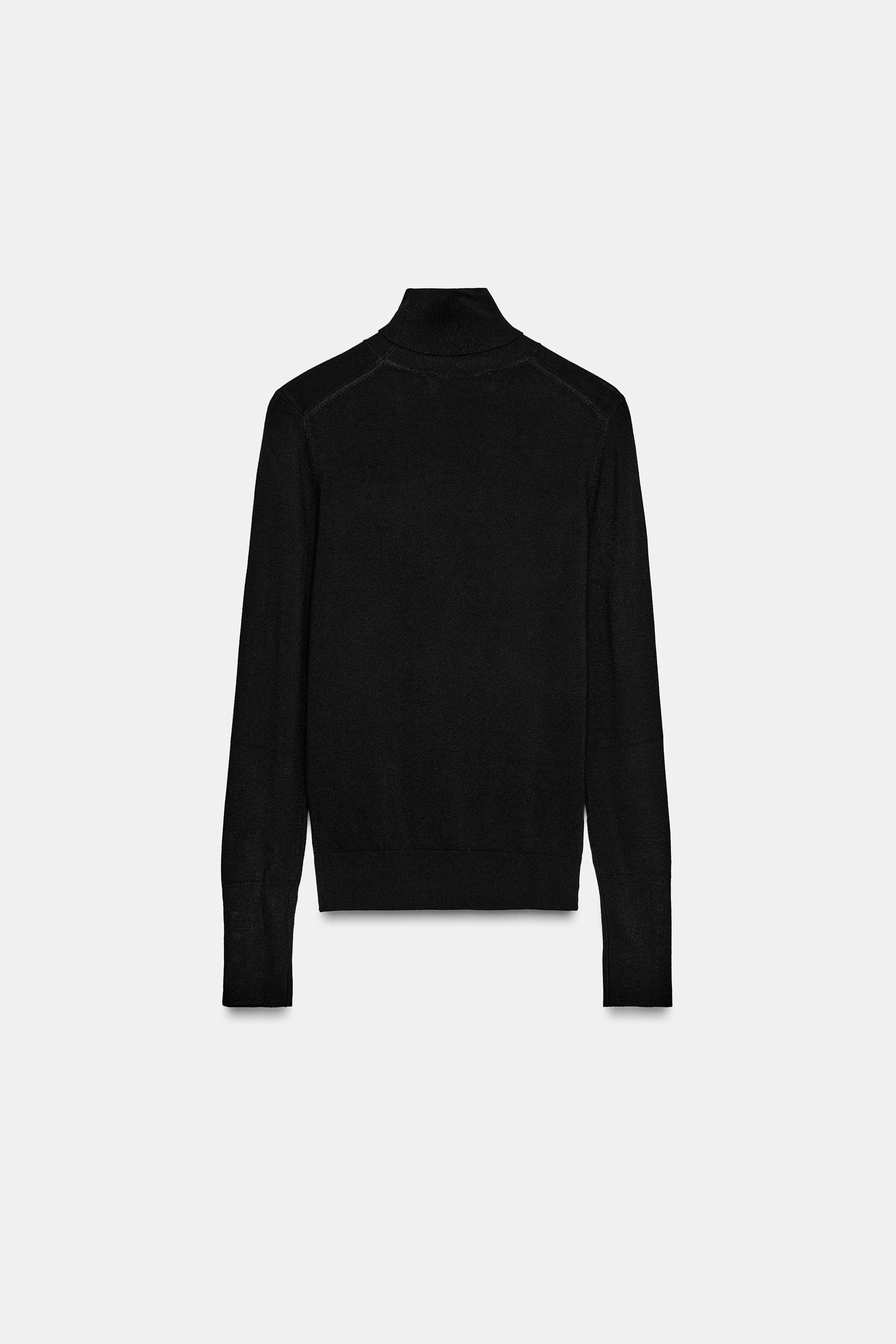 トップス CLESSTE FF30G HIGH NECK KNIT BASIC HIGH NECK KNIT SWEATER - Mid-blue | ZARA United States