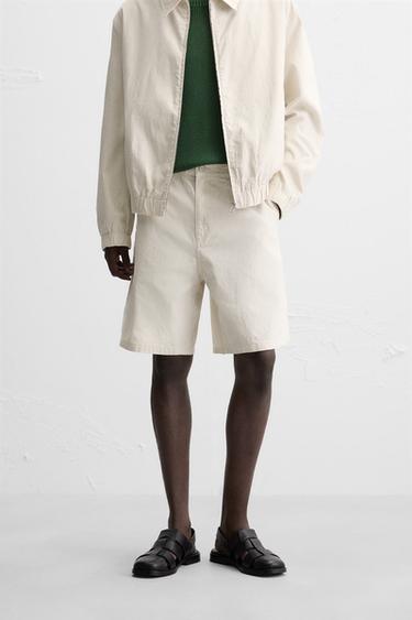 BERMUDA REGULAR FIT RAYURES - rayures de Zara - Image 1