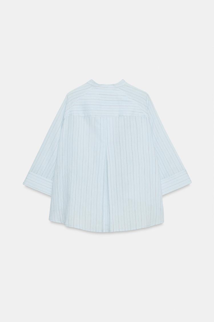 Camisa asimétrica a rayas de la colección ZW 6