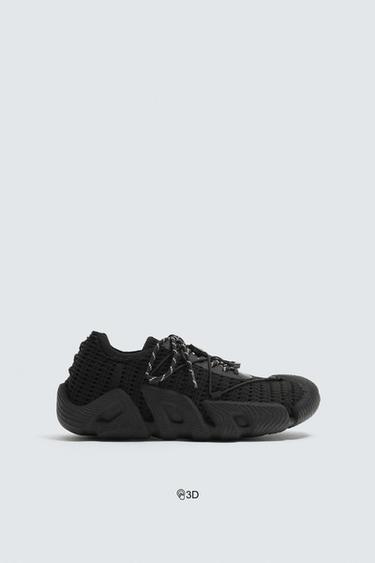 Zara IRREGULAR SOLE SNEAKERS - Black