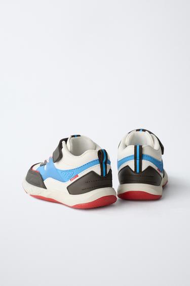 CONTRAST HIGH-TOP SNEAKERS - Multicoloured by Zara - Image 5