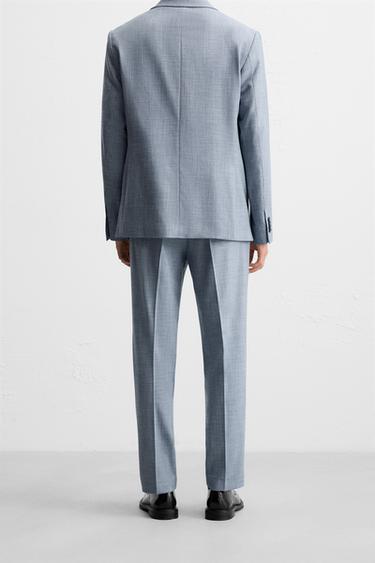 TEXTURED SUIT BLAZER - Bluish by Zara - Image 2