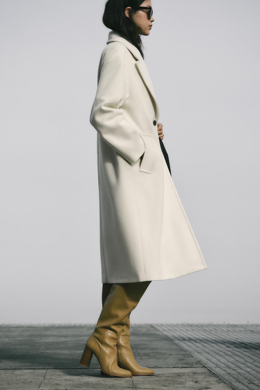ソフトロングコート - エクリュ | ZARA Japan / 日本 