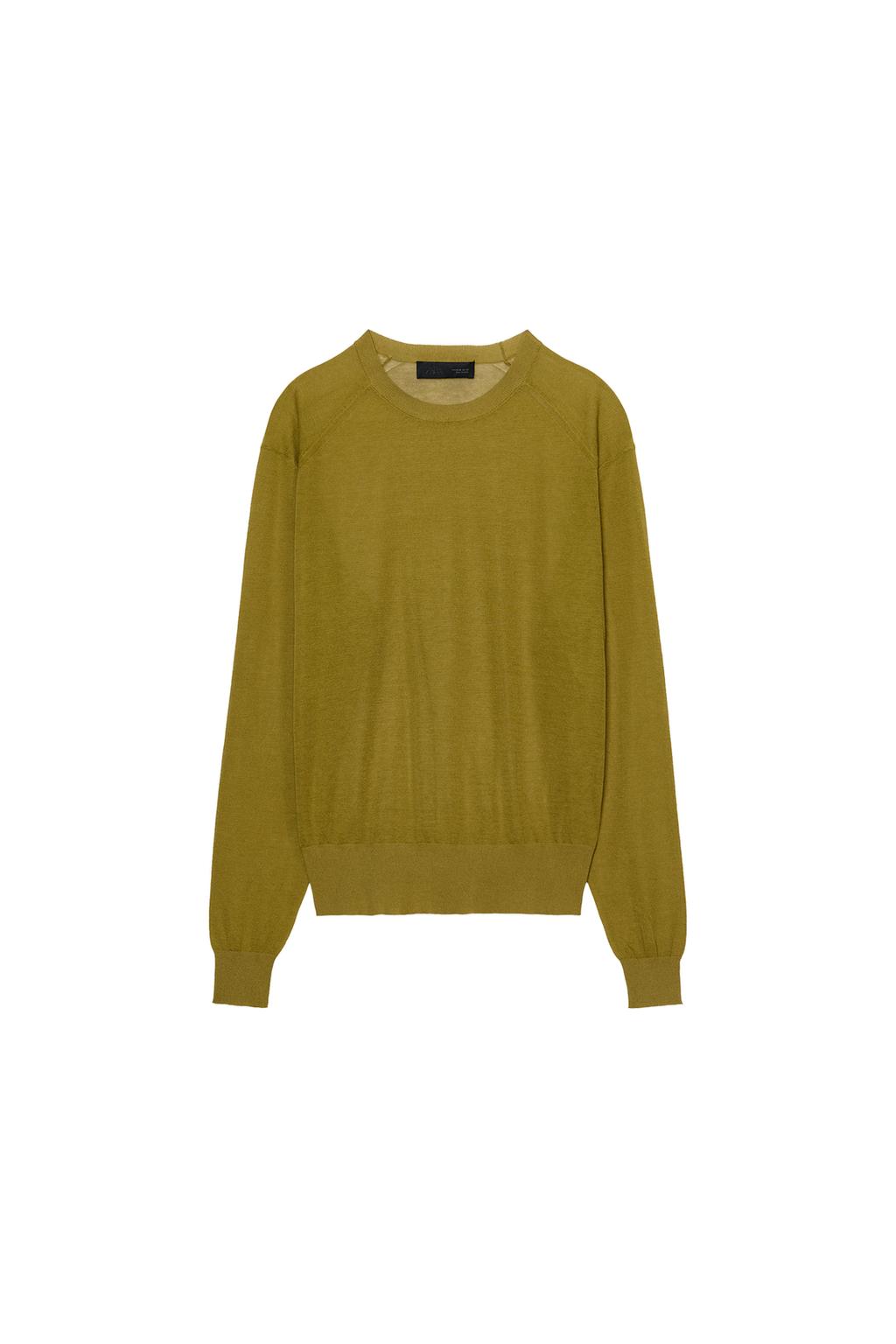KNIT JUMPER WITH SHOULDER SEAMS - image 3