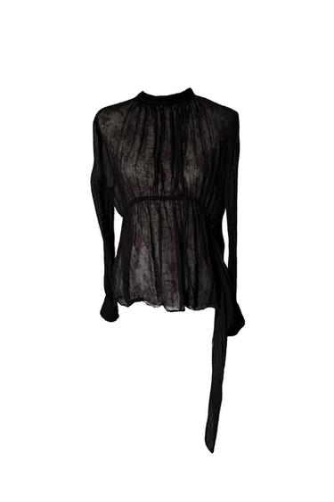 ZARA BLUSE IN WICKELOPTIK