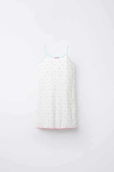 3-6 YEARS/ FLORAL NIGHTDRESS - Ecru by Zara - Image 0