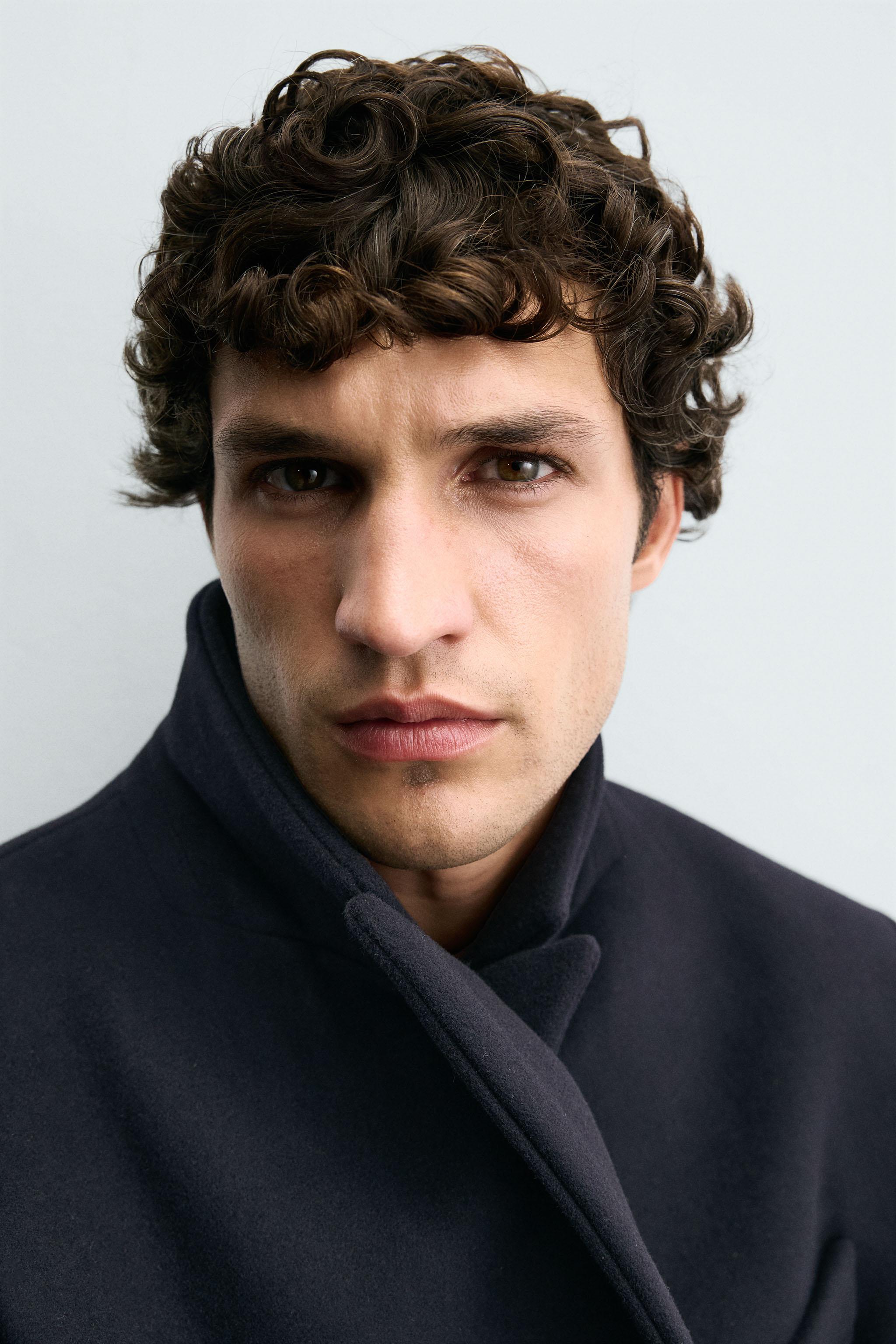 MANTEAU CROISÉ EN MÉLANGE DE LAINE MANTECO ®