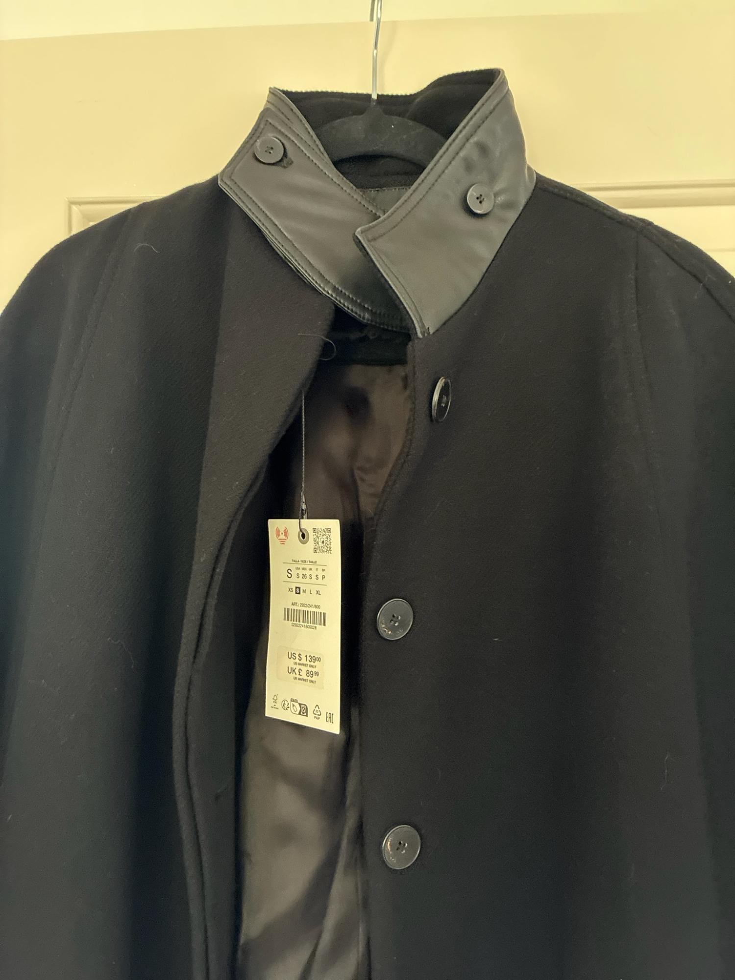 ZW COLLECTION MANTECO WOOL BLEND CAPE | SECOND HAND | Zara Preowned